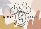 Disney Minnie Mouse verjaardagkaart